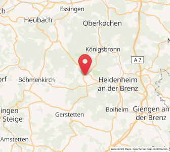 Map of Steinheim am Albuch, Baden-Wurttemberg
