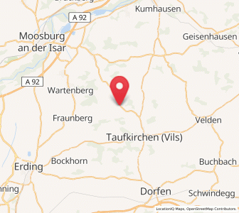 Map of Steinkirchen, Bavaria