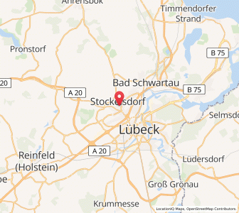 Map of Stockelsdorf, Schleswig-Holstein