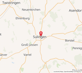 Map of Sulingen, Lower Saxony