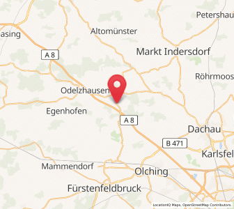 Map of Sulzemoos, Bavaria