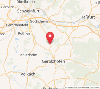 Map of Sulzheim, Bavaria