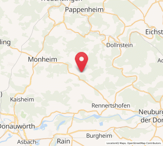 Map of Tagmersheim, Bavaria