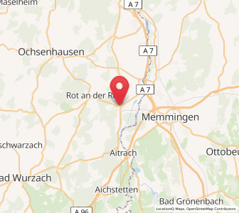 Map of Tannheim, Baden-Wurttemberg