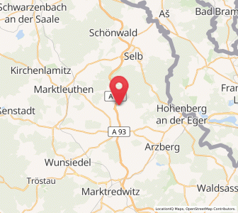 Map of Thierstein, Bavaria