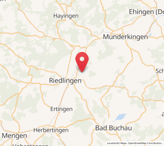 Map of Unlingen, Baden-Wurttemberg