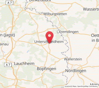 Map of Unterschneidheim, Baden-Wurttemberg