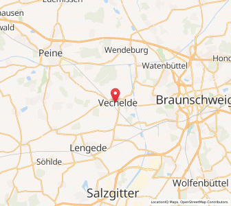 Map of Vechelde, Lower Saxony