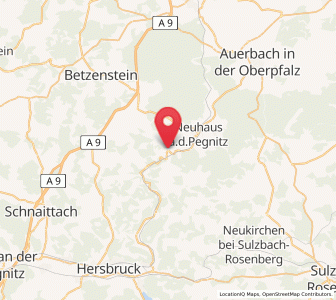 Map of Velden, Bavaria