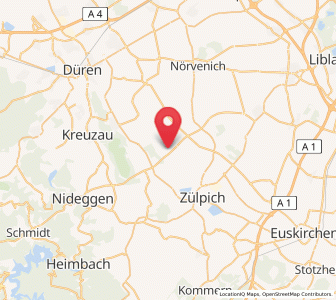 Map of Vettweiß, North Rhine-Westphalia