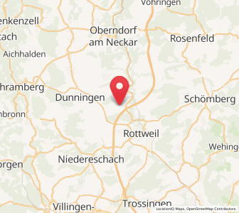 Map of Villingendorf, Baden-Wurttemberg