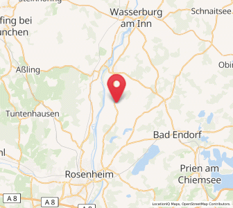 Map of Vogtareuth, Bavaria