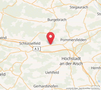 Map of Wachenroth, Bavaria