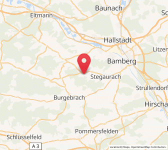 Map of Walsdorf, Bavaria