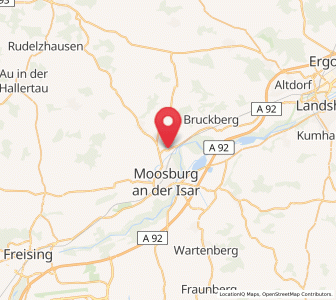 Map of Wang, Bavaria