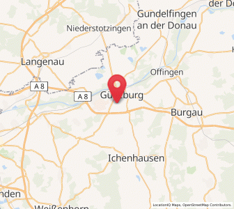 Map of Wasserburg, Bavaria