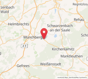 Map of Weißdorf, Bavaria