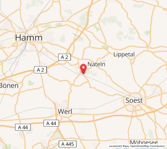 Map of Welver, North Rhine-Westphalia