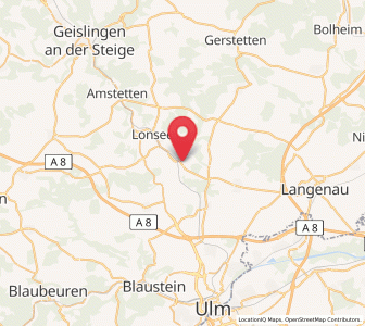 Map of Westerstetten, Baden-Wurttemberg