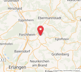 Map of Wiesenthau, Bavaria