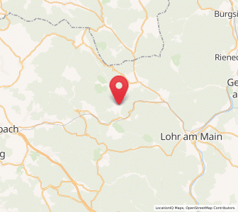 Map of Wiesthal, Bavaria
