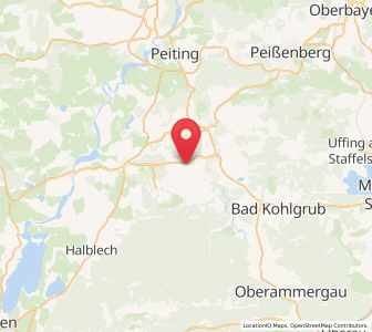 Map of Wildsteig, Bavaria