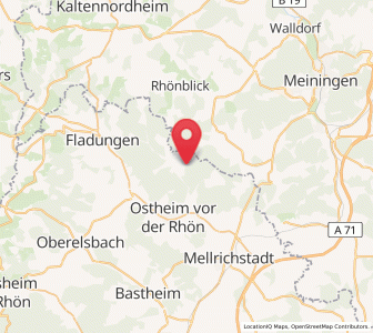 Map of Willmars, Bavaria