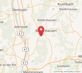 Map of Winterrieden, Bavaria