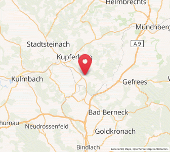 Map of Wirsberg, Bavaria