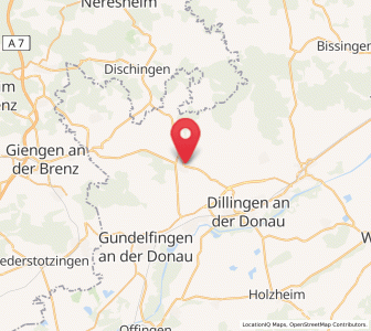 Map of Wittislingen, Bavaria