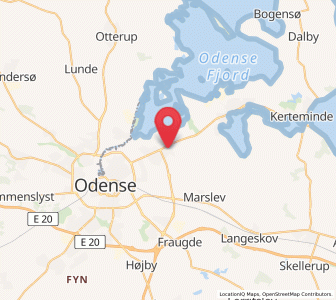 Map of Bullerup, South Denmark
