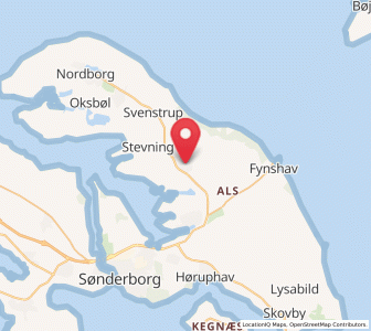 Map of Guderup, South Denmark