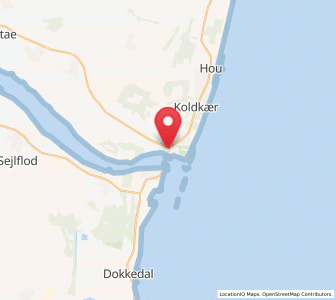 Map of Hals, North Denmark
