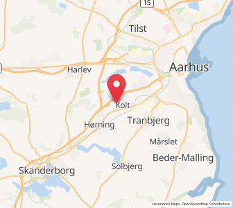 Map of Kolt, Central Jutland