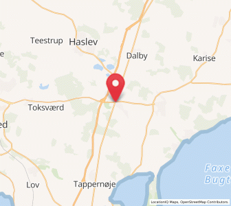 Map of Rønnede, Zealand