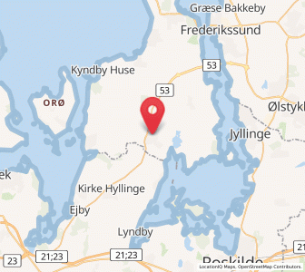 Map of Skibby, Capital Region