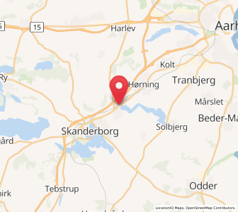 Map of Stilling, Central Jutland