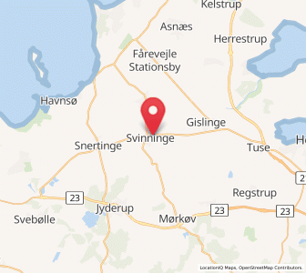 Map of Svinninge, Zealand