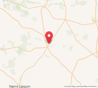 Map of Toftlund, South Denmark