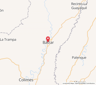 Map of Balzar, Guayas