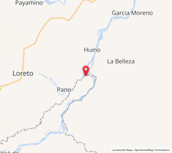 Map of Boca Suno, Orellana