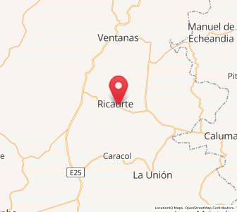 Map of Catarama, Los Ríos