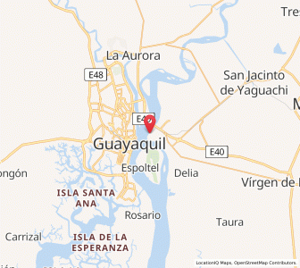 Map of Eloy Alfaro, Guayas