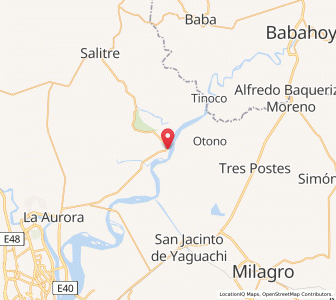 Map of Samborondón, Guayas