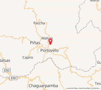 Map of Zaruma, El Oro