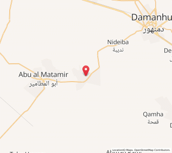 Map of Ḩawsh ‘Īsá, Beheira