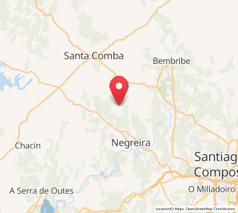 Map of A Baña, Galicia