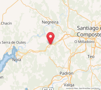 Map of A Calle, Galicia
