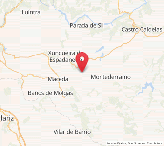 Map of A Costa, Galicia
