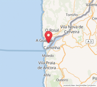 Map of A Pasaxe, Galicia